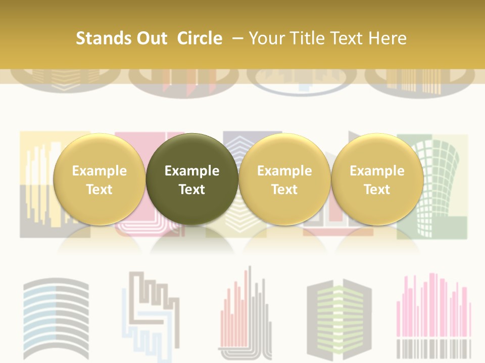 Silhouette Windows Graphics PowerPoint Template