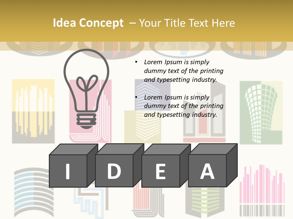 Silhouette Windows Graphics PowerPoint Template