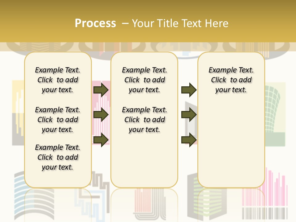 Silhouette Windows Graphics PowerPoint Template