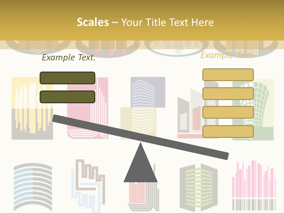 Silhouette Windows Graphics PowerPoint Template