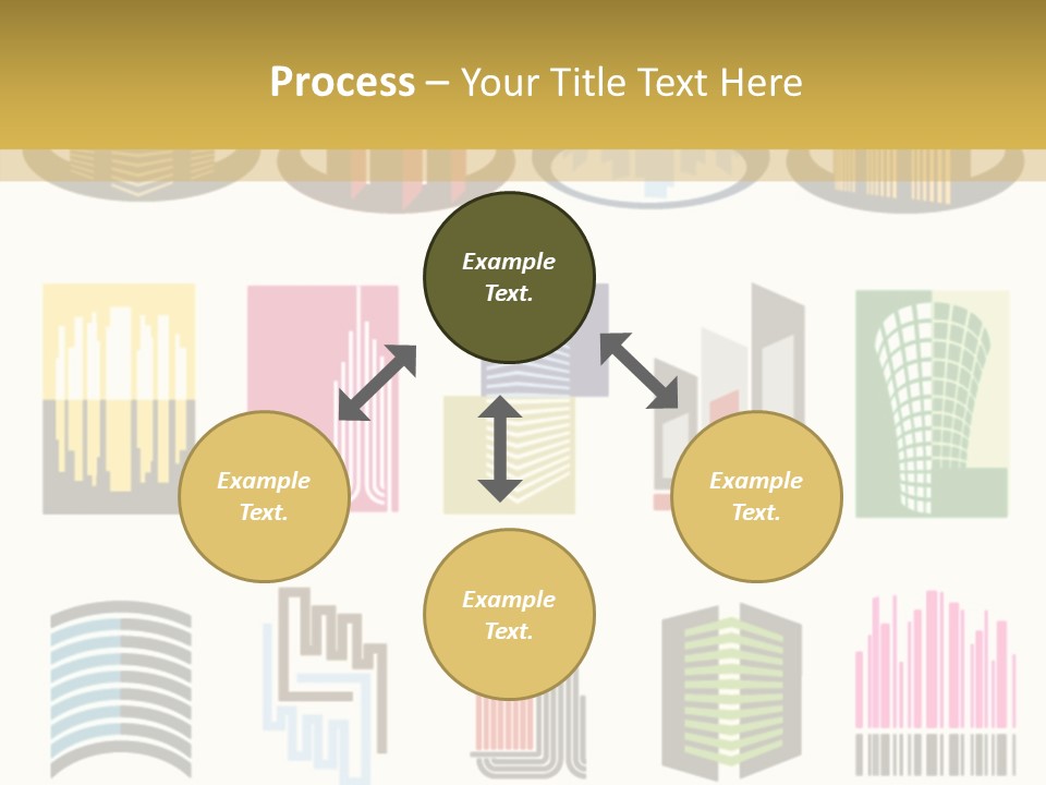Silhouette Windows Graphics PowerPoint Template
