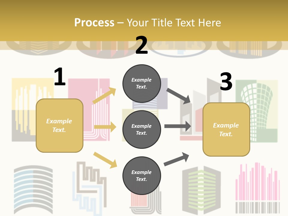 Silhouette Windows Graphics PowerPoint Template