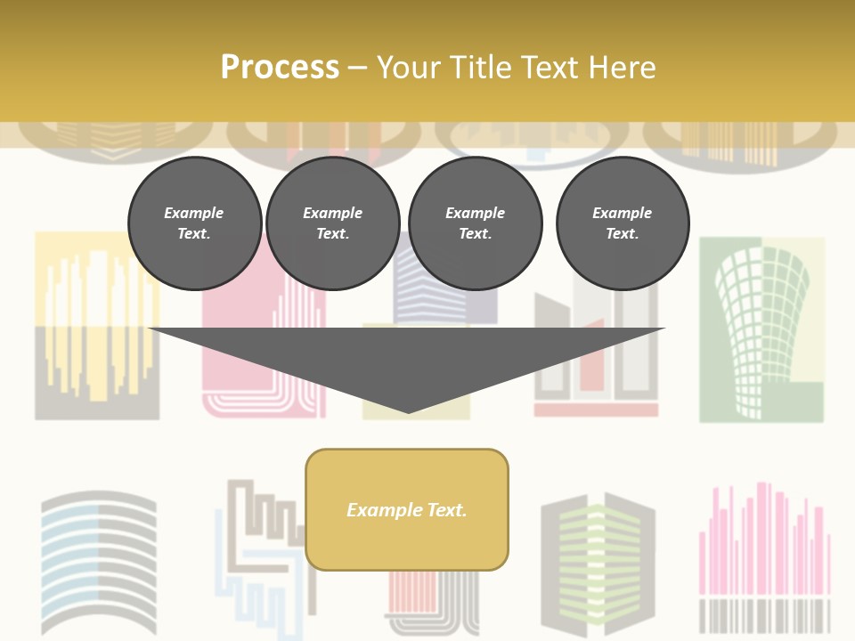 Silhouette Windows Graphics PowerPoint Template