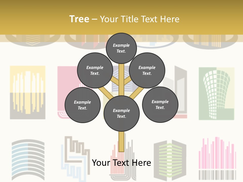 Silhouette Windows Graphics PowerPoint Template