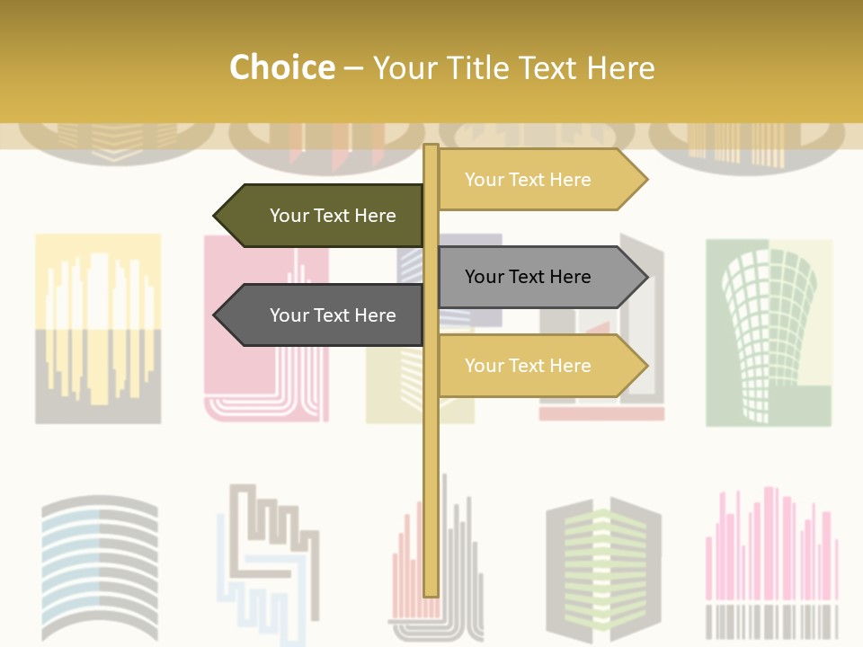 Silhouette Windows Graphics PowerPoint Template