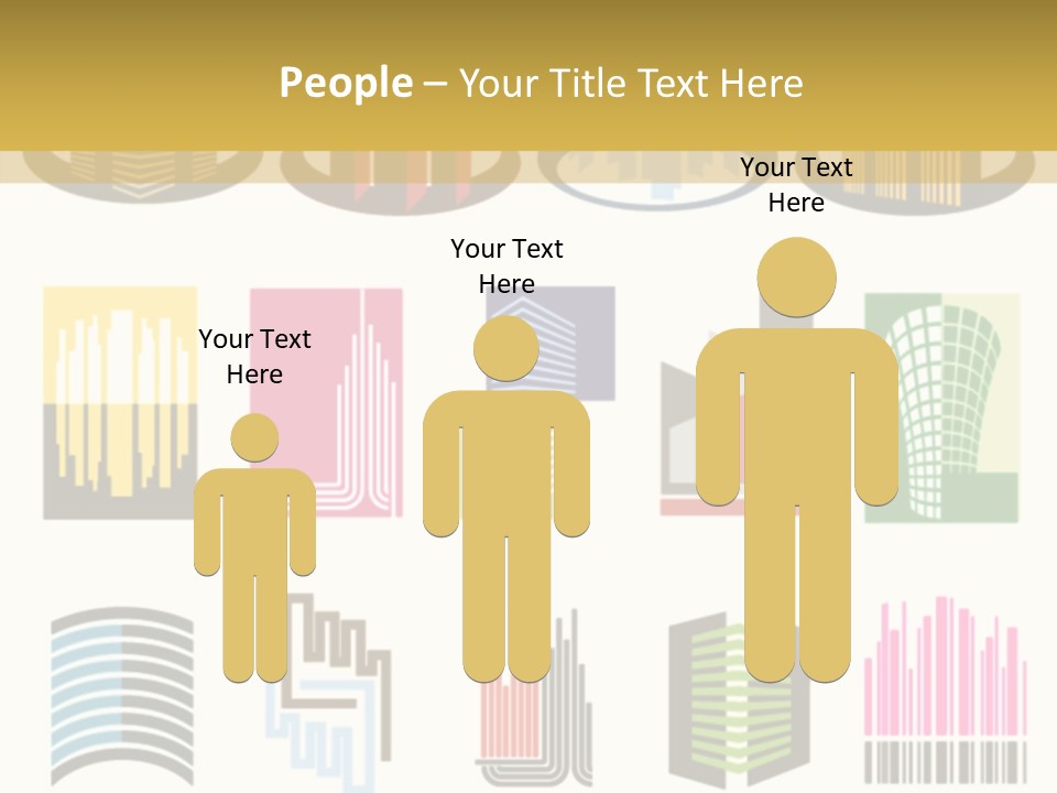 Silhouette Windows Graphics PowerPoint Template