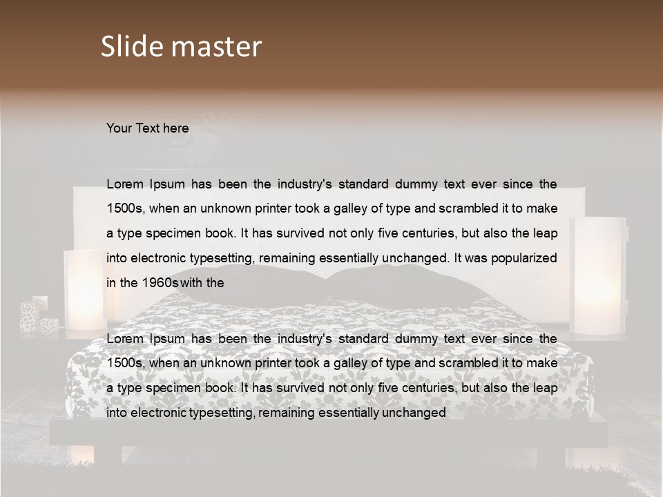 Relax Furnishing Carpet PowerPoint Template