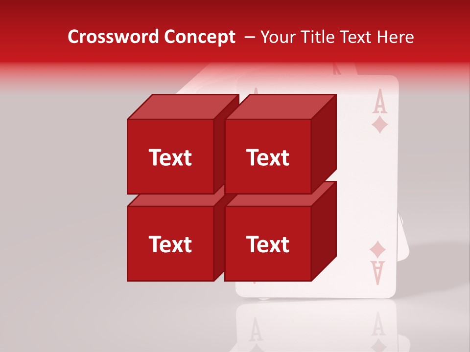 Chance Hearts Gaming PowerPoint Template