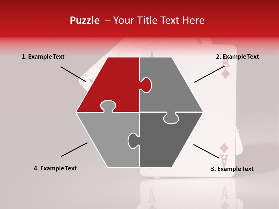 Chance Hearts Gaming PowerPoint Template