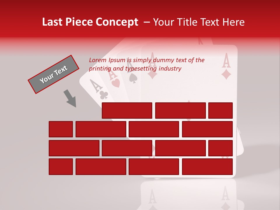 Chance Hearts Gaming PowerPoint Template