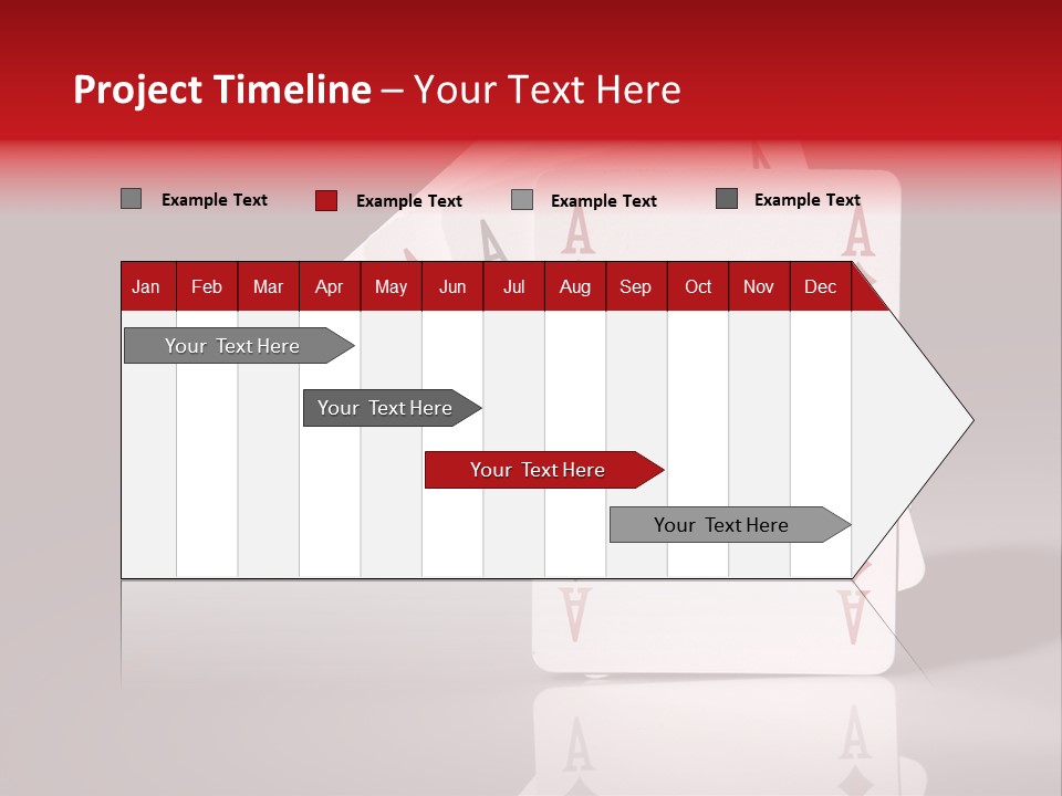 Chance Hearts Gaming PowerPoint Template