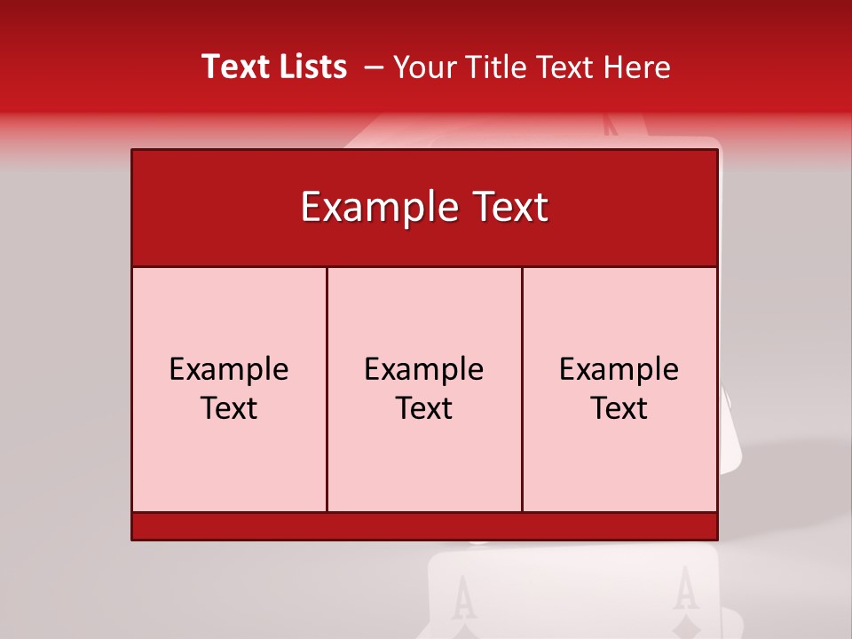 Chance Hearts Gaming PowerPoint Template