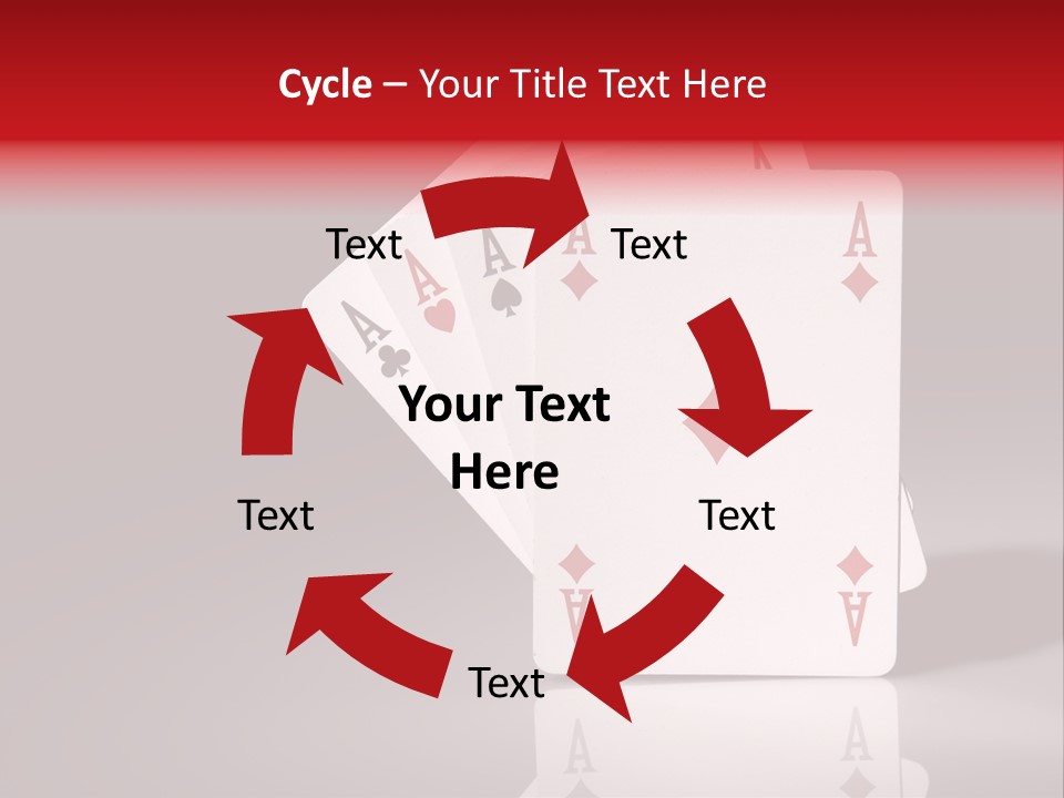 Chance Hearts Gaming PowerPoint Template