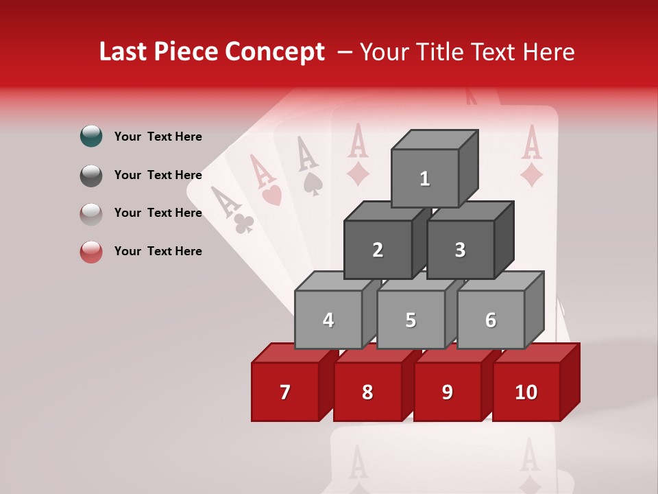 Chance Hearts Gaming PowerPoint Template