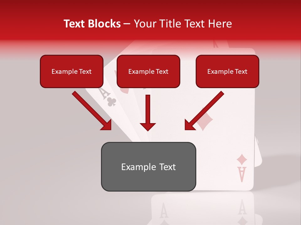 Chance Hearts Gaming PowerPoint Template