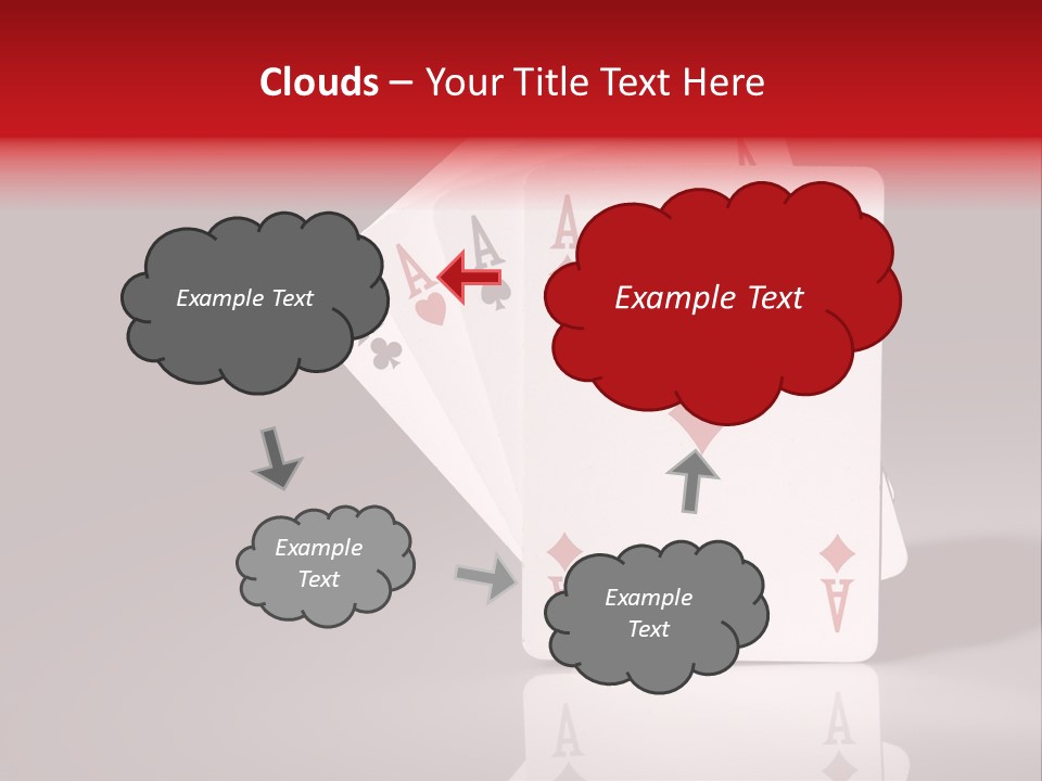 Chance Hearts Gaming PowerPoint Template