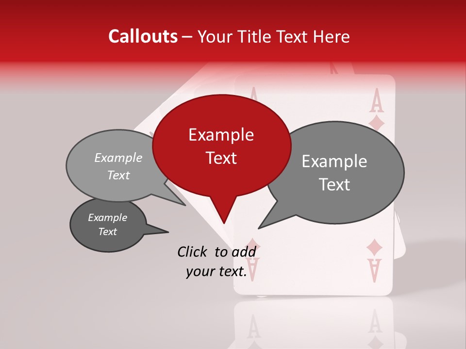 Chance Hearts Gaming PowerPoint Template