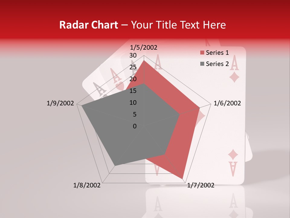 Chance Hearts Gaming PowerPoint Template
