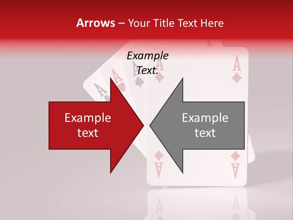 Chance Hearts Gaming PowerPoint Template