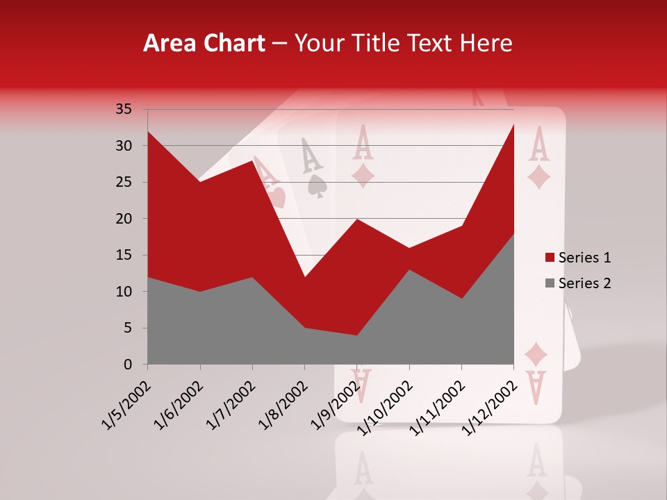 Chance Hearts Gaming PowerPoint Template