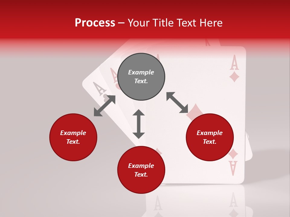 Chance Hearts Gaming PowerPoint Template
