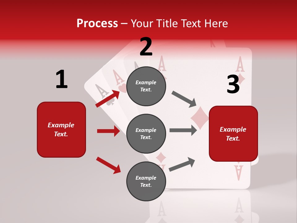 Chance Hearts Gaming PowerPoint Template