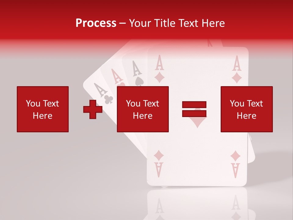 Chance Hearts Gaming PowerPoint Template