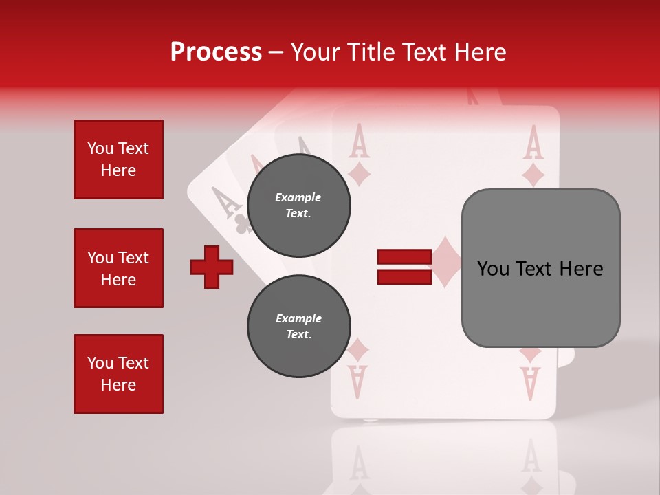 Chance Hearts Gaming PowerPoint Template