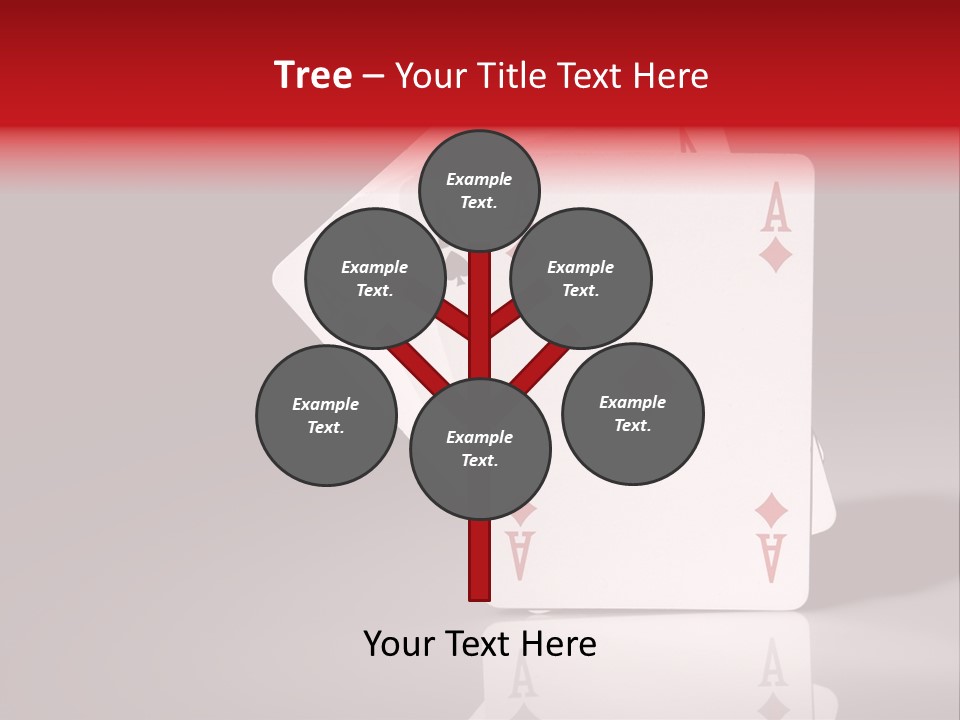 Chance Hearts Gaming PowerPoint Template