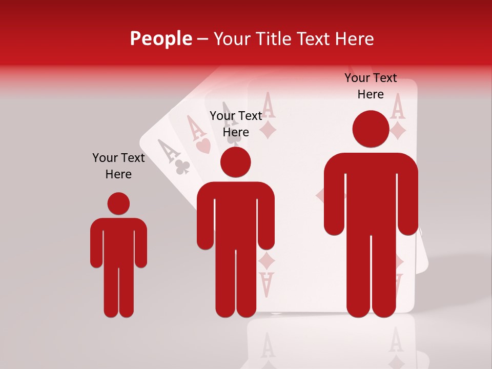 Chance Hearts Gaming PowerPoint Template