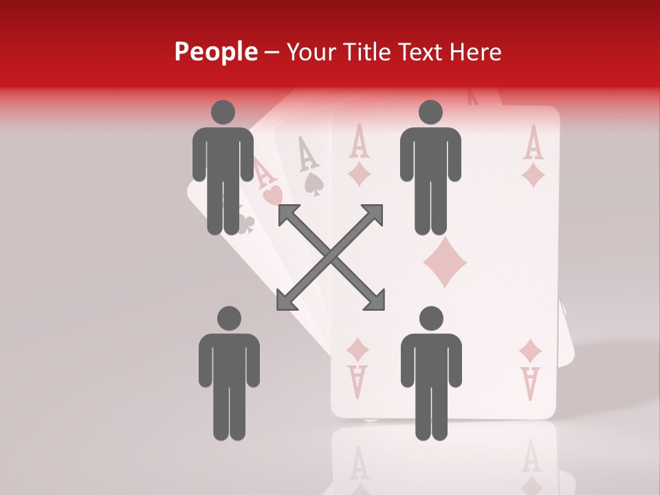 Chance Hearts Gaming PowerPoint Template