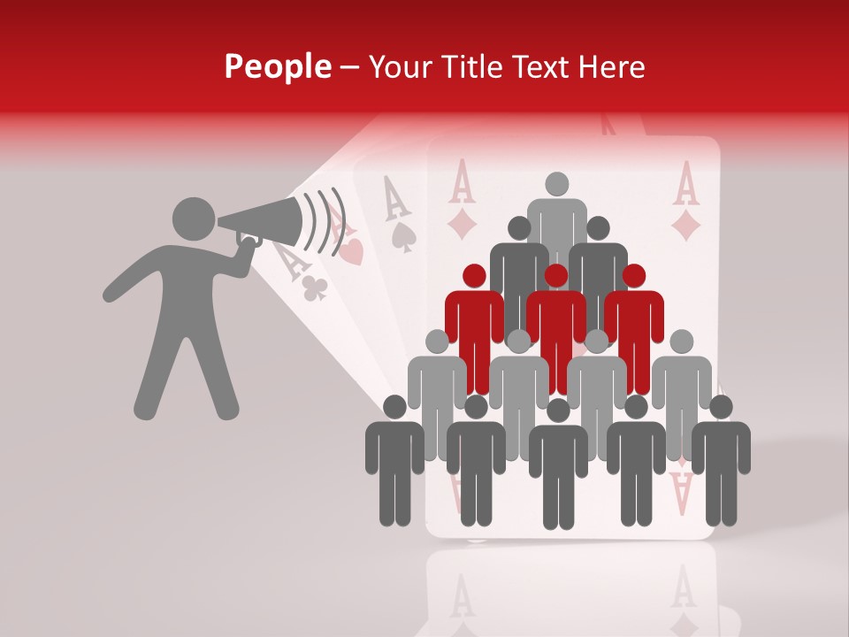 Chance Hearts Gaming PowerPoint Template