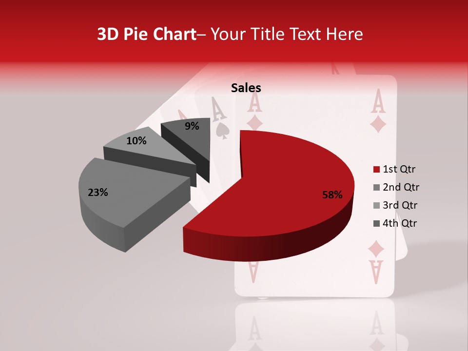 Chance Hearts Gaming PowerPoint Template