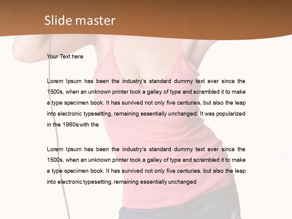 Happiness Teen Music PowerPoint Template