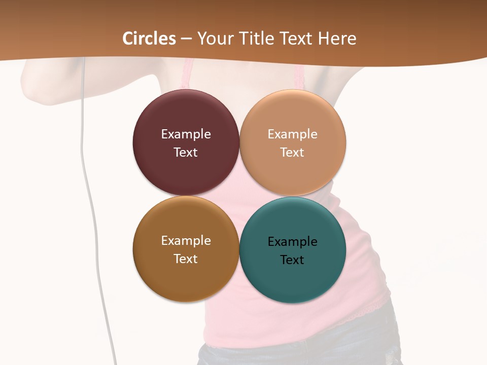 Happiness Teen Music PowerPoint Template