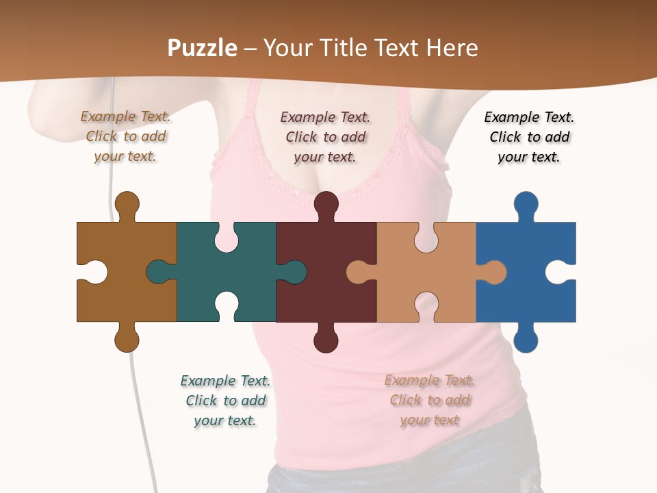 Happiness Teen Music PowerPoint Template