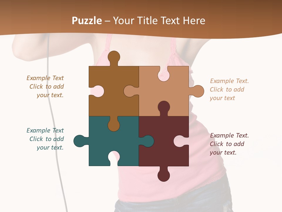 Happiness Teen Music PowerPoint Template