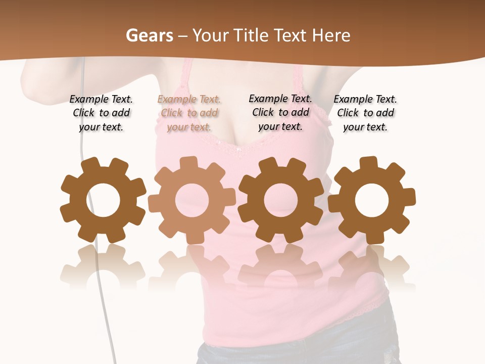 Happiness Teen Music PowerPoint Template