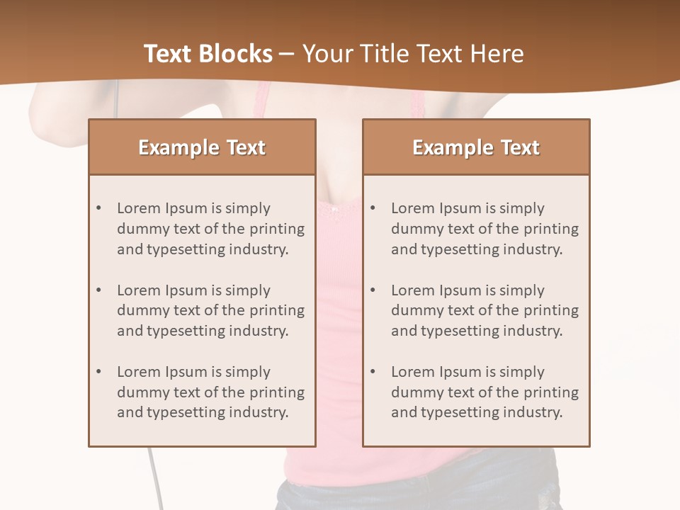 Happiness Teen Music PowerPoint Template