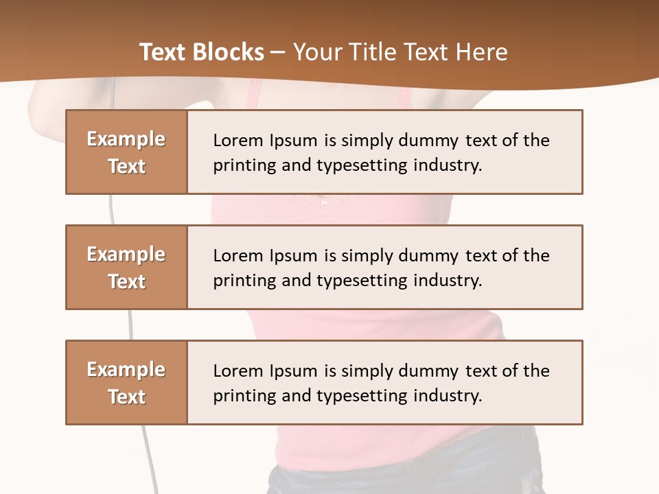 Happiness Teen Music PowerPoint Template