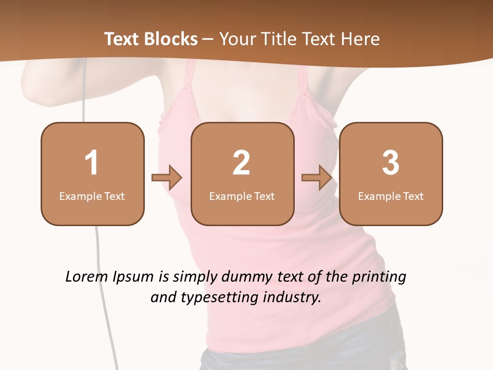 Happiness Teen Music PowerPoint Template