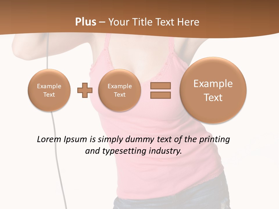 Happiness Teen Music PowerPoint Template