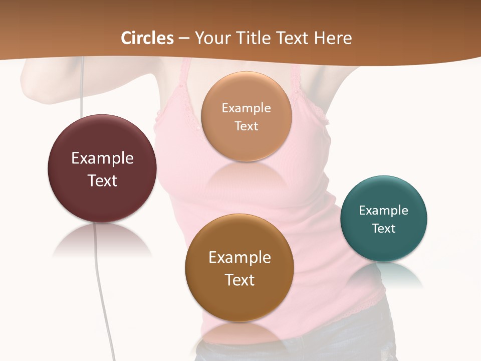 Happiness Teen Music PowerPoint Template