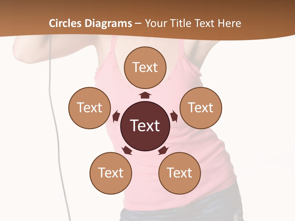 Happiness Teen Music PowerPoint Template