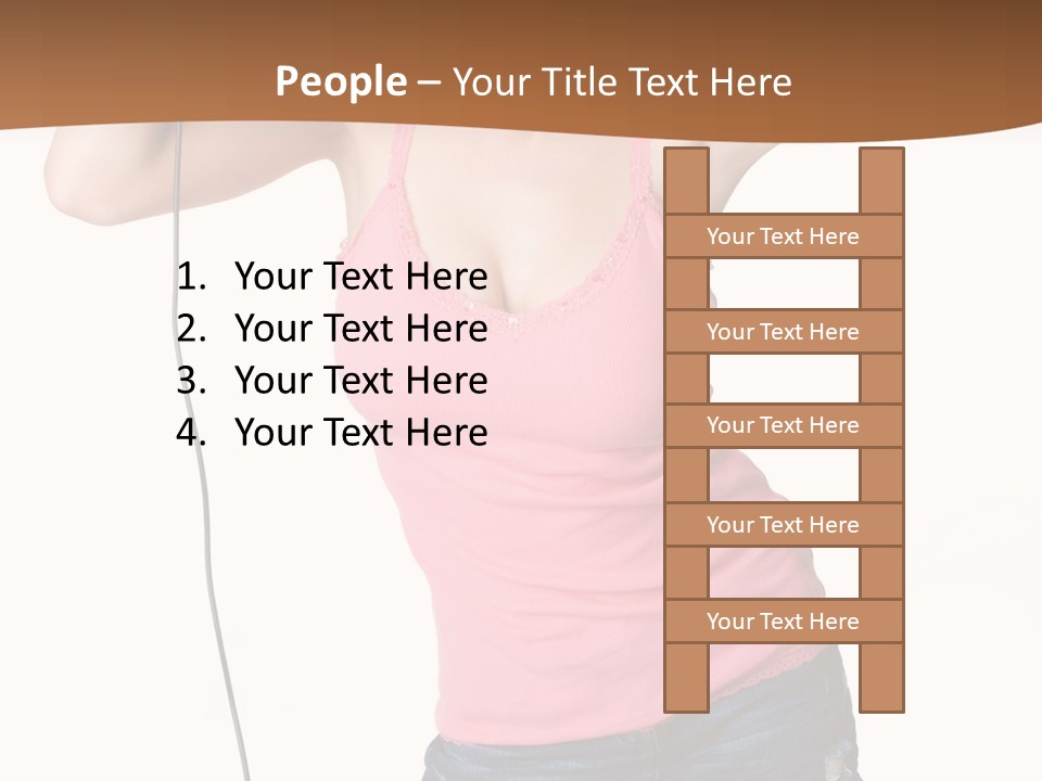 Happiness Teen Music PowerPoint Template