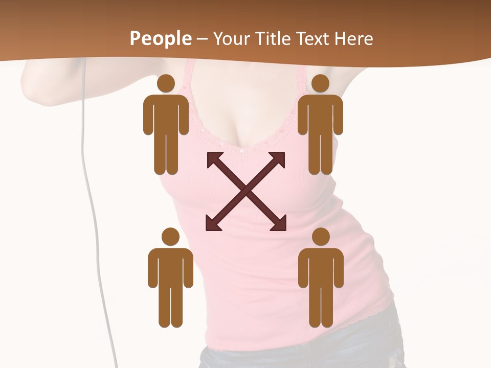 Happiness Teen Music PowerPoint Template