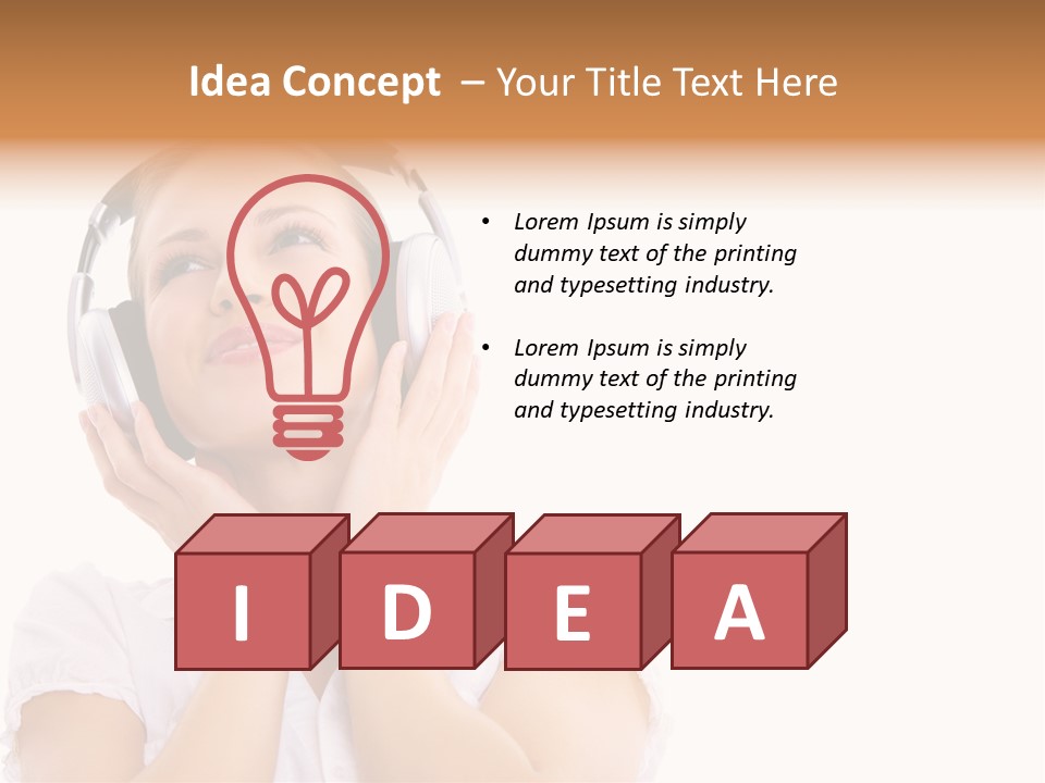 Gorgeous Vitality Lips PowerPoint Template