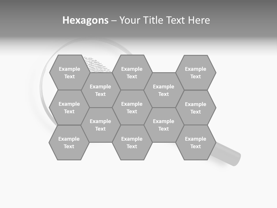Identity People Fingerprint PowerPoint Template