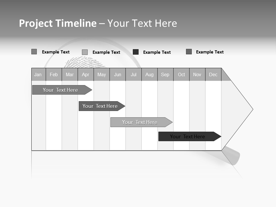 Identity People Fingerprint PowerPoint Template