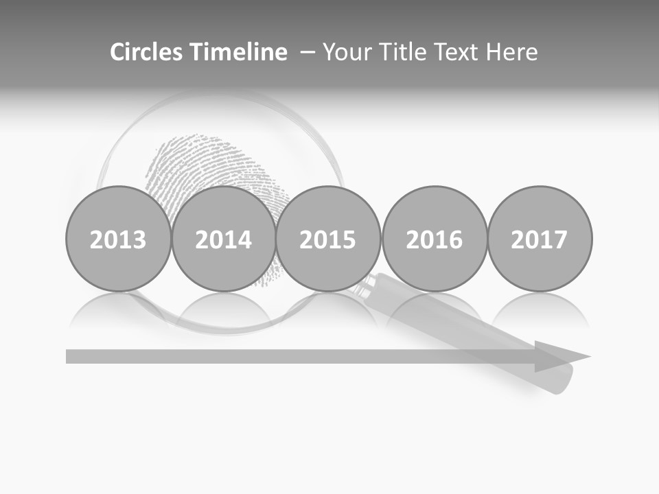 Identity People Fingerprint PowerPoint Template